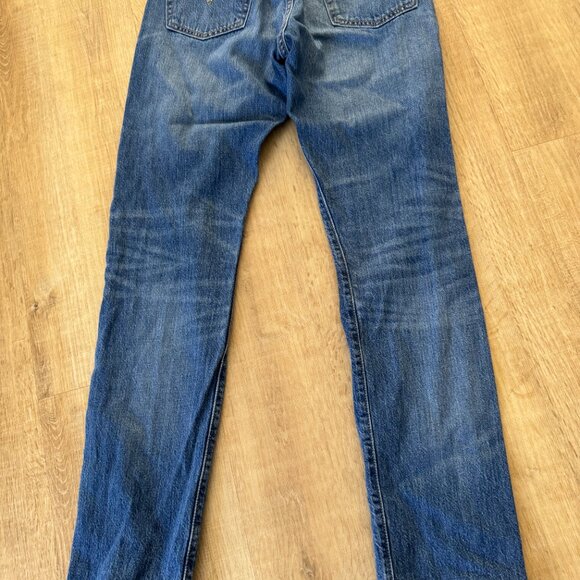 LEVIS 501 BUTTON FLY SZ 26 X 32 100 % COTTON STRAIGHT - Picture 2 of 5